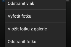 Nová možnost přidávat fotografie k vlakům v seznamu